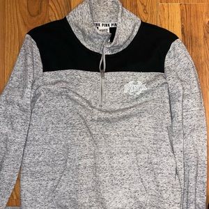 PINK 3/4 Zip sweatshirt